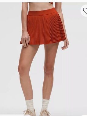 Lululemon Athletica High-Rise Pleated Tennis Skirt  Sz.12 NWT